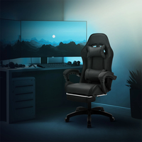 Chaise de Gaming Personnalisée à Dossier Haut, Meilleur Rapport Qualité-Prix, avec Accoudoirs Articulés, en Cuir PU et Base en Acier, Idéale pour les Gamers en Appartement