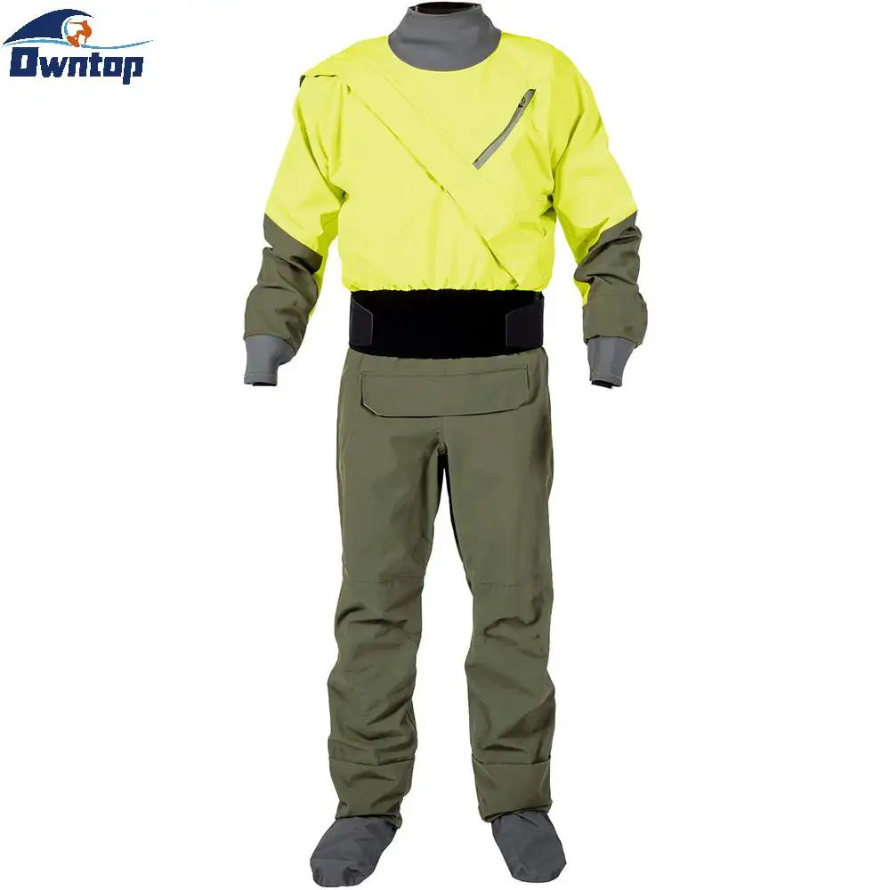 Drysuit-traje de buceo para hombre, traje seco con cremallera, paddle-board, canoa, surf, navegación, Kayak