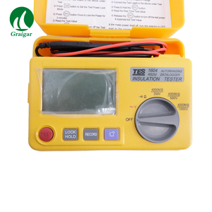 เครื่องทดสอบฉนวนกันความร้อน TES-1604 600V <span class=keywords><strong>ACV</strong></span> <span class=keywords><strong>40</strong></span>โอห์มพร้อมไฟแบ็คไลท์ LCD หน้าจอ1604 - Product Image 2