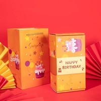 Boîte cadeau surprise, boîte cadeau créative pour les festivals, anniversaire, pour enfants, amis, boîte à rebond en carton pliable à faire soi-même