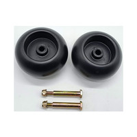 Roues de pont de moto + boulons d'épaule, avec écrous de verrouillage pour 133957 174873 532133957 532174873 734 artisan sman popan Husqvarn-a MTD 03058 — 753-04856