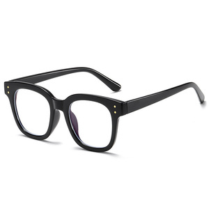 Nuevas Monturas de Gafas Cuadradas para Mujer con Doble Remache, Lentes de PC con Protección Anti Luz Azul, Montura Completa, Hechas en Taizhou S3 6810 - Product Image 1