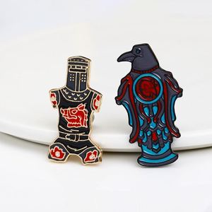 Broche Aigle et Pin's en émail « La Paix N'a Jamais Était Une Option », Pin's de revers, Cadeau pour collection de fans - Product Image 4