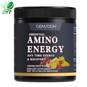 Complément alimentaire en poudre pour adultes, pré-entraînement, énergie, acides aminés, <span class=keywords><strong>BCAA</strong></span>, saveur fraise, électrolytes, <span class=keywords><strong>nutrition</strong></span> sportive, OEM, biologique - Product Image 1
