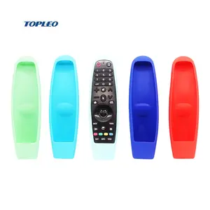 Topleo TPU plastic Soft Protective cover sky blue Silicone TV Remote Control Case for LG remote control