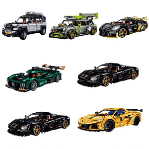 10611 Voiture de sport tout-terrain, modèle de course, blocs de construction éducatifs en plastique ABS à petites particules pour garçons - Product Image 6