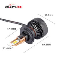 Vente en gros de phares LED pour voiture super lumineux H7, ampoules LED pour phares de voiture 70W 6500K