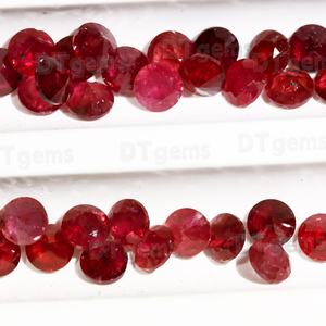 Datian AAAQuality Gemmes naturelles Offre Spéciale bague rubis rouge collier bracelet pierres précieuses pierre ronde en vrac pierre de rubis - Product Image 3