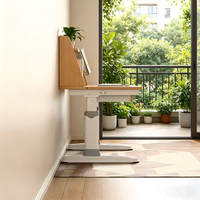 Bureau d'étude ergonomique pour enfants en bois, réglable en hauteur, avec étagère et tiroir, durable et moderne, pour la maison, le bureau, la chambre et le salon