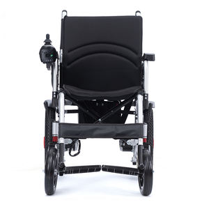 Silla de ruedas eléctrica plegable todo terreno para exteriores, silla de ruedas motorizada portátil con motores potentes de 500W, silla de ruedas duradera - Product Image 4