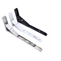 Étagère flottante réglable Support mural en métal Triangle Support de table pliante Support de type L pour bois Durable Facile à fixer