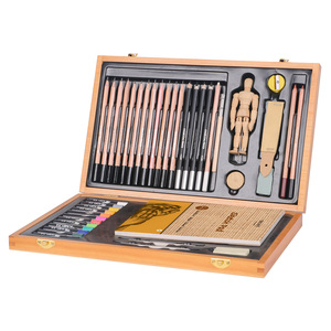 41pcs <span class=keywords><strong>Professionale</strong></span> della Pittura di Disegno Disegno Deluxe Art Set di Arte Set di Cancelleria Per I Bambini - Product Image 1