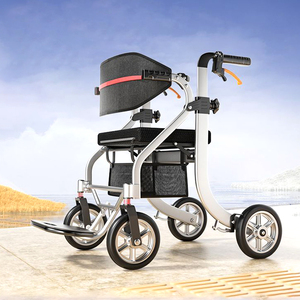 Andador con Ruedas Ultraligero de Cuatro Patas con Asiento, Multifuncional para Personas Mayores y con Discapacidad - Product Image 5