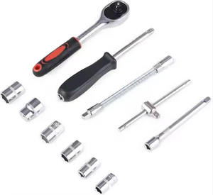 46-Piece Ratchet <b>Wrench</b> Set with Tool Box Professional Socket Spanner Kit for <b>Car</b> Repair & Mechanic - Product Image 2
