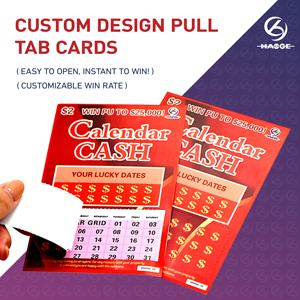 Échantillon gratuit Onglets de tirage de <span class=keywords><strong>bingo</strong></span> personnalisés Carte à <span class=keywords><strong>gratter</strong></span> Break Open Billets de loterie avec tirette Tear Off One Window Card - Product Image 4