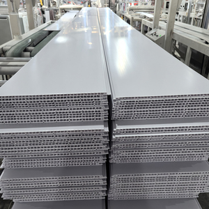 Trung Quốc Nhà sản xuất bán buôn PVC WPC Trần Hội Đồng Quản Trị chống cháy chống ẩm Trần sang trọng Bảng điều chỉnh gạch - Product Image 2