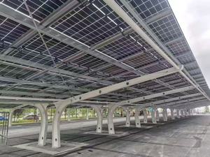 نظام تركيب مظلات السيارات الشمسية المقاومة للماء للاستخدام التجاري والسكني - هيكل من الألومنيوم والفولاذ لمواقف السيارات - Product Image 6