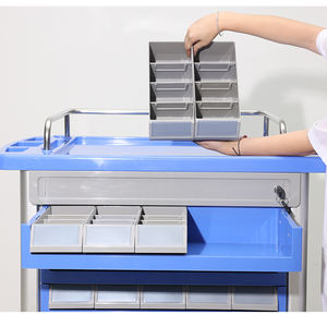 EM-ET109 चिकित्सा ट्रॉली गाड़ी उच्च क्षमता वाली दवा वितरण ट्रॉली - Product Image 6