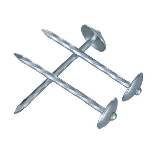 หัวร่ม9X2.5 bwg ตะปูหลังคาชุบสังกะสี clavo de calamina CON jebprecio 2 1/2 "3'' - Product Image 5