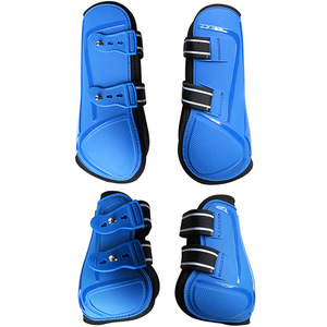 أحذية النيوبرين لوتر الحصان بو قذيفة صلبة لحماية أرجل الحصان في حين القفز الحواجز النيوبرين سميكة داخل No.3 - Product Image 4