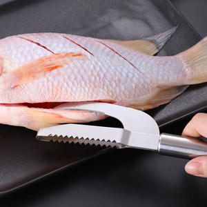 Outil <span class=keywords><strong>de</strong></span> cuisine 3 en 1 en acier inoxydable pour enlever les écailles <span class=keywords><strong>de</strong></span> poisson, grattoir <span class=keywords><strong>à</strong></span> filet, outils pour <span class=keywords><strong>fruits</strong></span> <span class=keywords><strong>de</strong></span> <span class=keywords><strong>mer</strong></span> en métal, y compris des pinces <span class=keywords><strong>à</strong></span> arêtes <span class=keywords><strong>de</strong></span> poisson - Product Image 4