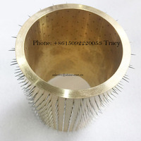 Tissu papier Film Micro trou perforation rouleau aiguille poinçonnage rouleau perforateur pour l'industrie de l'emballage épinglé rouleau à pointes