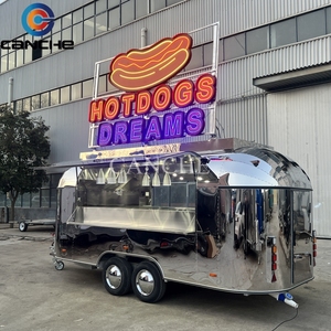 Remolques de Comida Rápida Móviles para Café, Helados, Pizza, Totalmente Equipados, de Acero Inoxidable, Multifuncionales, para Hot Dogs - Product Image 6
