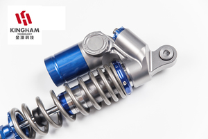 בולם זעזועים לאופנוע מתכוונן קינגהאם זעזועים אחוריים שונה עבור ימאהה הונדה OEM שיכוך מתלי מנוע מתכווננים - Product Image 4