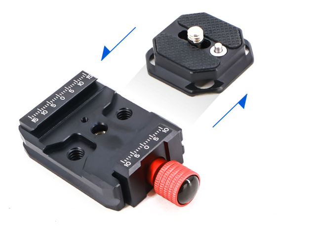 38mm Arca Swiss Quick Release Clamp Universal Camera Quick Mount for DSLR Mirrorless Tripod Gimbal Slider Photography Accessory