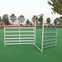 Vente chaude d'usine USA Clôture de corral de bétail à usage intensif de 12 pieds et panneaux d'enclos ronds pour chevaux