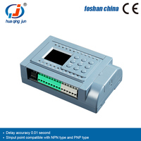 Huaqingjun 8DI 8DO Salida de transistor PLC 2AO 0-10V WIFI Control DE APLICACIÓN DE TELÉFONO PLC analógico para convertidor