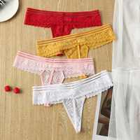 Hot-Selling-Artikel Großhandel sexy Unterwäsche Sport spurlose atmungsaktive Spitze transparente Komfort Tanga junges Mädchen Höschen
