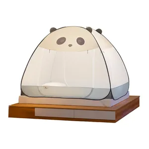 Panda ayı ücretsiz-yüklemek için taşınabilir katlanabilir pop up yatak çadır çocuk cibinlik cibinlik çocuk odası