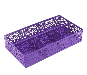 Porte-stylos en métal multifonctionnel à mailles métalliques, organisateur de bureau en métal, vente chaude - Product Image 2
