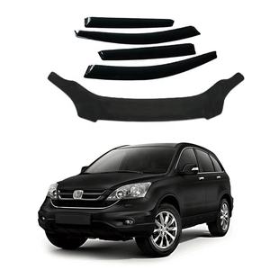 อุปกรณ์เสริม YCSUNZ สำหรับรถยนต์ CRV แผ่นกันฝนอะคริลิคสีดำ ป้องกันแมลง ฝากระโปรงหน้า บังแดดประตู สำหรับรถยนต์ฮอนด้า ซีอาร์วี ปี 2007-2011 - Product Image 1