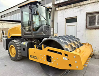 Rouleau compresseur vibrant à tambour unique XS103J de 10 tonnes à prix abordable pour travaux de construction routière
