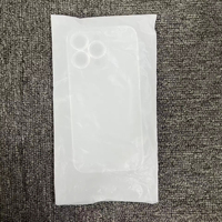 Coque transparente en PC pour iPhone 18 Pro 17 16 15 14, idéale pour impression UV, vente en gros, plastique rigide