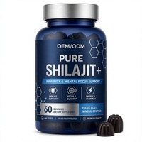 Gummies OEM au Shilajit Or – Compléments Herbales pour Renforcer l'Immunité – Conditionnement en Bouteille pour Adultes (Hors Femmes Enceintes)