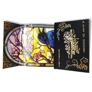 Trung quốc sản xuất tùy chỉnh cuốn Sách bìa cứng phun cạnh Hot stamping lá bụi Áo khoác cuốn Sách bìa cứng với hộp giấy - Product Image 4