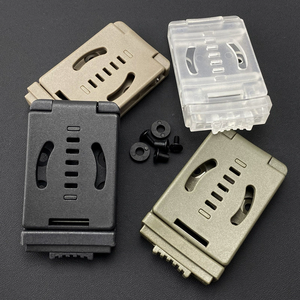 Clip de ceinture tactique multifonctionnel IRONDONKEY Wilderness Survival K pour étui, en PVC et titane, étanche, pour fixation d'étui - Product Image 6