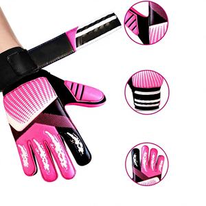 Gants de gardien de but de football en latex allemand avec logo personnalisable, imperméables, sangle de poignet réglable, doigts complets, utilisation en extérieur - Product Image 1