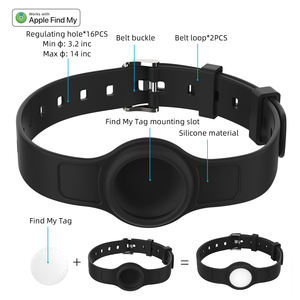 High Back Smart Id <span class=keywords><strong>Software</strong></span> Ready Tag Hond Kraag En Riem Met Verborgen Lash Tag Houder Slot Gepersonaliseerde Fabriek Prijs Oem - Product Image 2