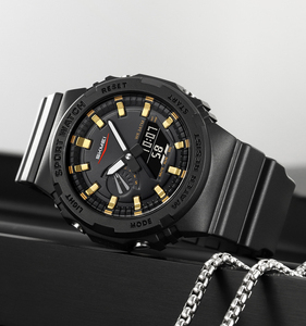 Montre de sport SKMEI 2351 2024, 7 couleurs au choix, avec 4 motifs camouflage, étanche 50 m, boîtier de 45,5 mm, heure mondiale, <span class=keywords><strong>chrono</strong></span>, 5 alarmes - Product Image 2