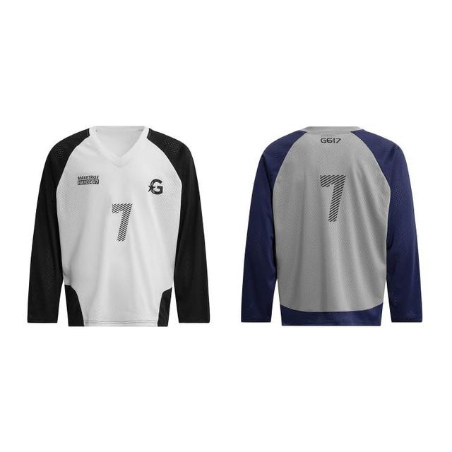 American Style Trendy Sporty Mesh Digital Woven Fabric Ice Sports Clothing