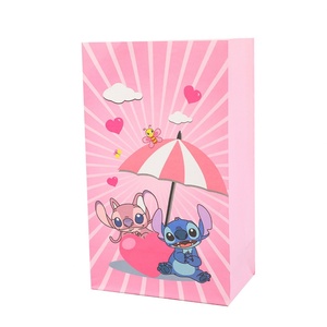 Bolsa de Papel Kraft con Fondo Plano, Diseño de Personajes de Anime, para Regalos, Dulces y Manualidades, Impresión Serigráfica - Product Image 5