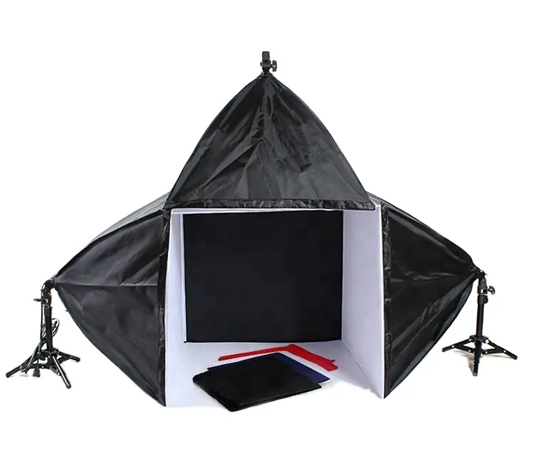 E-Reise 50 x 70 cm Photo studio softbox Continuous lighting tent cube 125W professional still photography lamp