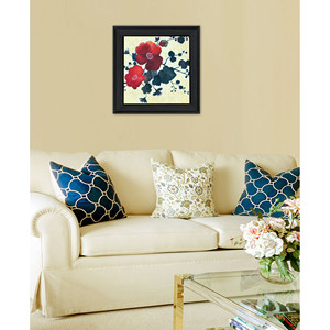 Stampa incorniciata nera di arte della parete di HMS fiori giapponesi - Product Image 4