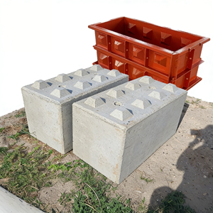 Muro de Contención de Acero de Alta Precisión Personalizado Moderno para Molde de Bloques de Hormigón, Vida Útil del Molde de 5 Años, Color Personalizado para Orilla de Río - Product Image 1