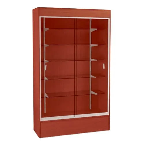 Manufacturer retail store wooden showcase wall display case for retail multipurpose display