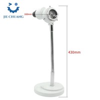 Microscope de bureau de technicien dentaire électrique avec lumière LED Microscope chirurgical dentaire à loupe 8x10x